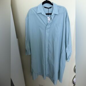 Zara Sky Blue Casual Dress